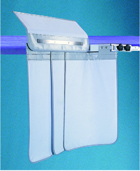 3 Section Double Pivot Under Table Shield