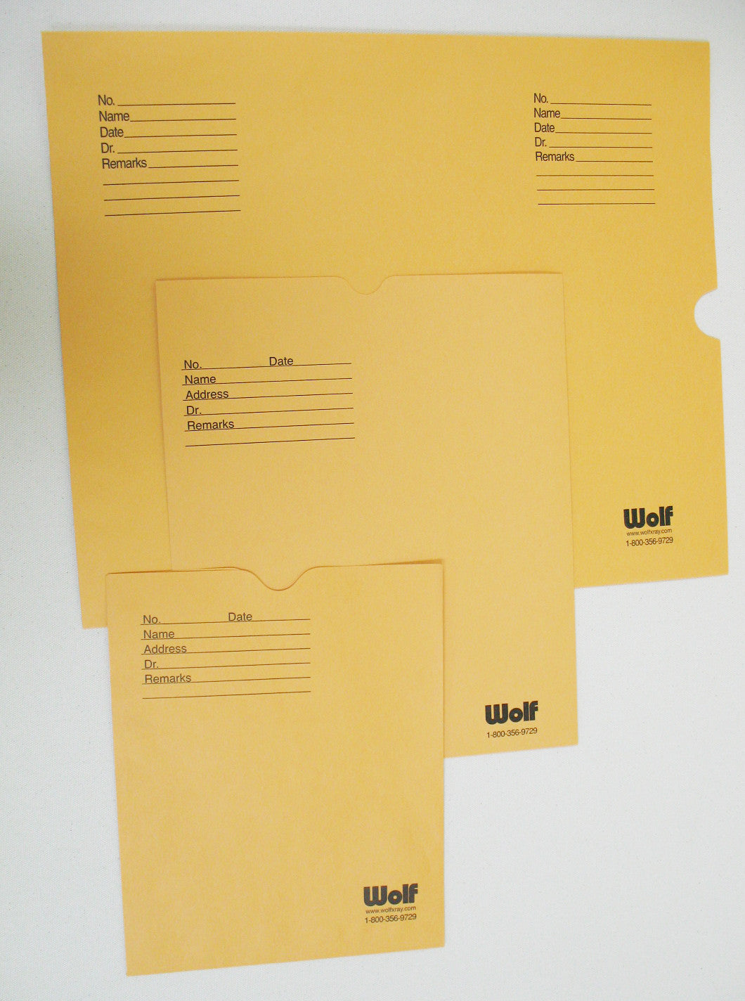 Film Filing Envelopes – Wolf X-Ray